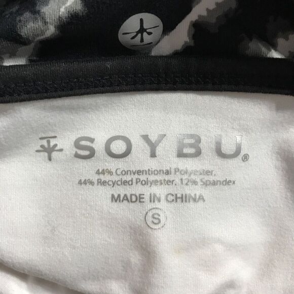 Soybu Black Gray Tie Dye Design Strappy Fit and Flare Dress Small - Picture 7 of 7